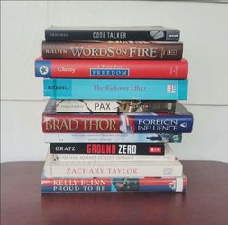 ONLINE $1 YARD SALE!!!
Lot of 11 Assorted Hardcover and Paperback Military Books