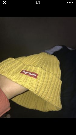 Supreme ribbed beanie 100% authentic like new