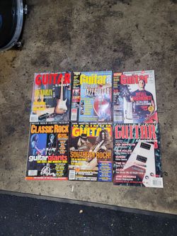 6 Vintage Guitar Magazines