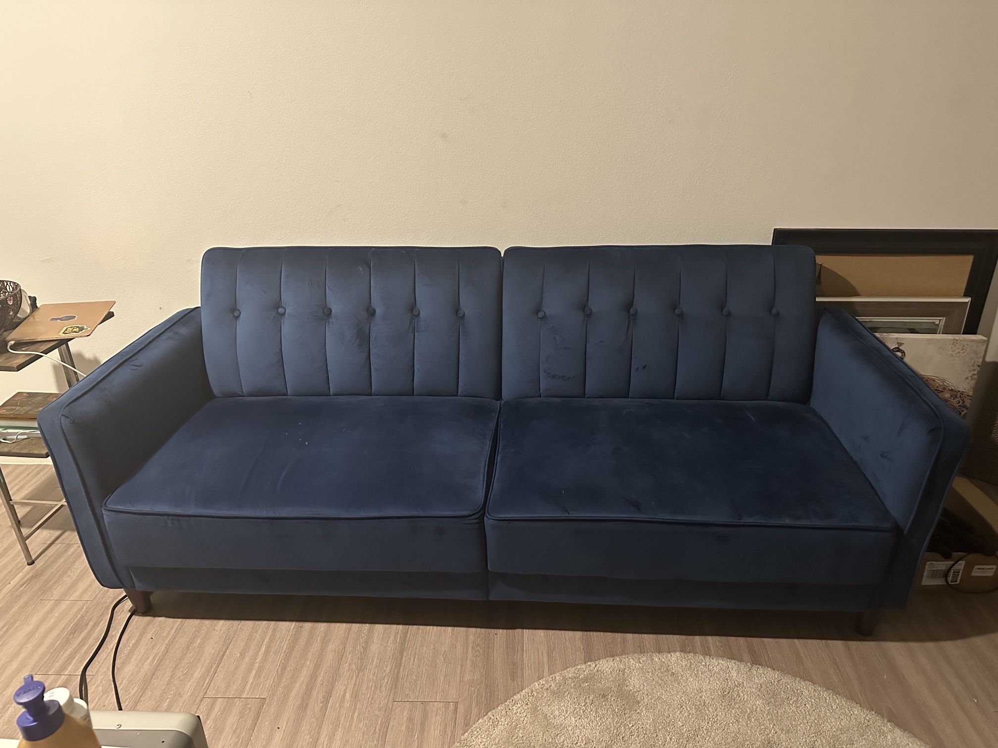 Blue Futon for Sale in Dallas, TX OfferUp
