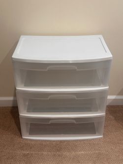 Sterilite Wide 3 Drawer Unit