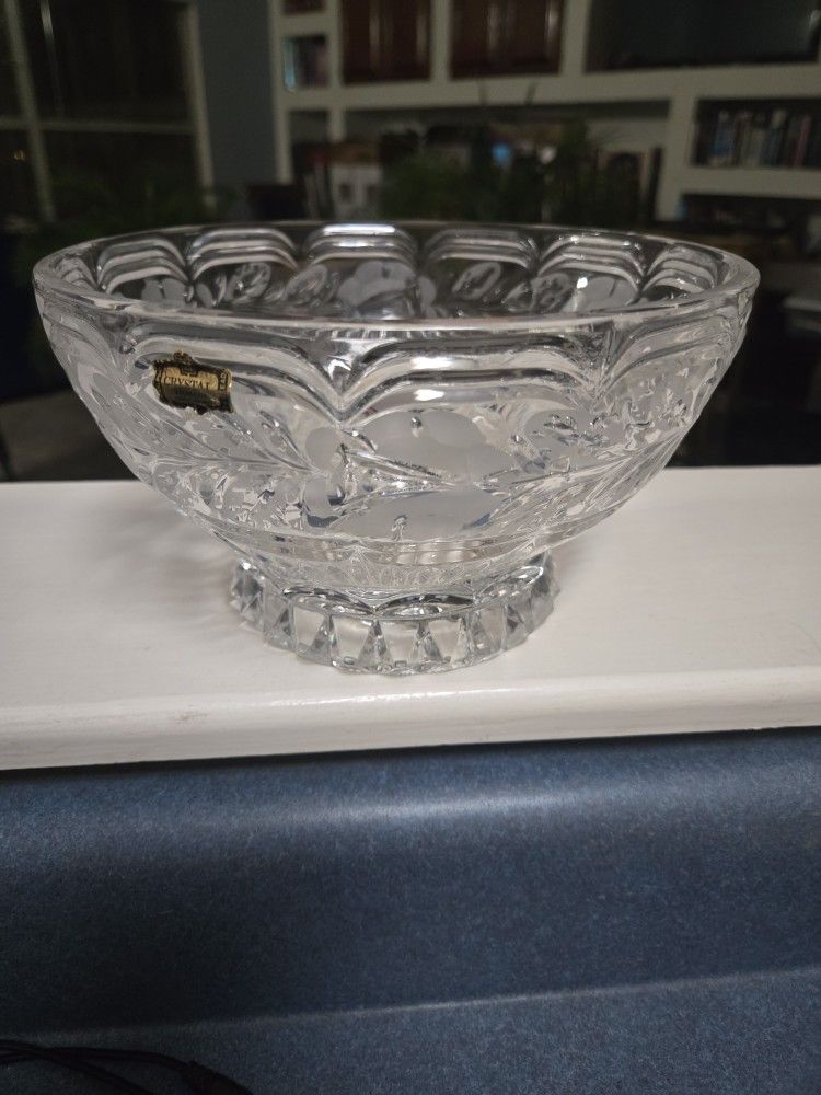 Lead Crystal Bowl, Decorative Glass