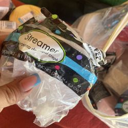 Party Decor Streamers - Different Colors 