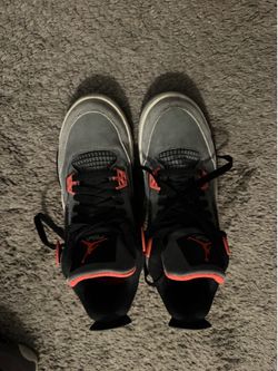 Jordan 4 Retro(GS) Sneakers Infared Size 6Y Preowned NO Box