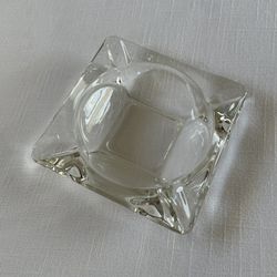 Vintage 70’s Glass Ashtray Catchall for Keys or Wallet