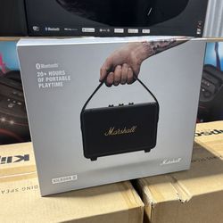 Marshall (Kilburn II) Premium Portable Bluetooth Speaker, 360° Multi-Directional Sound, 20+ Hour Battery, Water-Resistant
