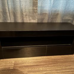 Black Wooden TV Stand