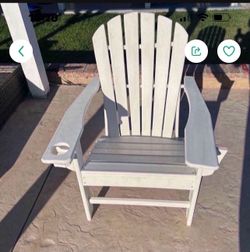 Adirondack Chair With Cupholder