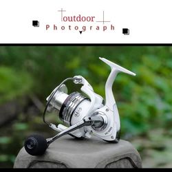 Model 5000  Crazy promotion! 13+1BB Spinning Fishing Reel with Exchangeable Handle for Casting Line 