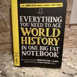 Everything You Need to Ace World History in One Big Fat Notebook, 2nd Edition: The Complete Middle School Study Guide