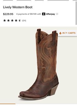 Ariat Women’s Lively Sassy Brown Size 8.5