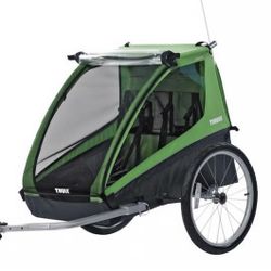 Thule Cadence 2-Seat Bike Trailer (Green) - Great Condition