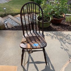 . Early American cane chair