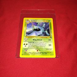 1999 Pokemon - Golbat Card 34/62 - Very Good Condition 