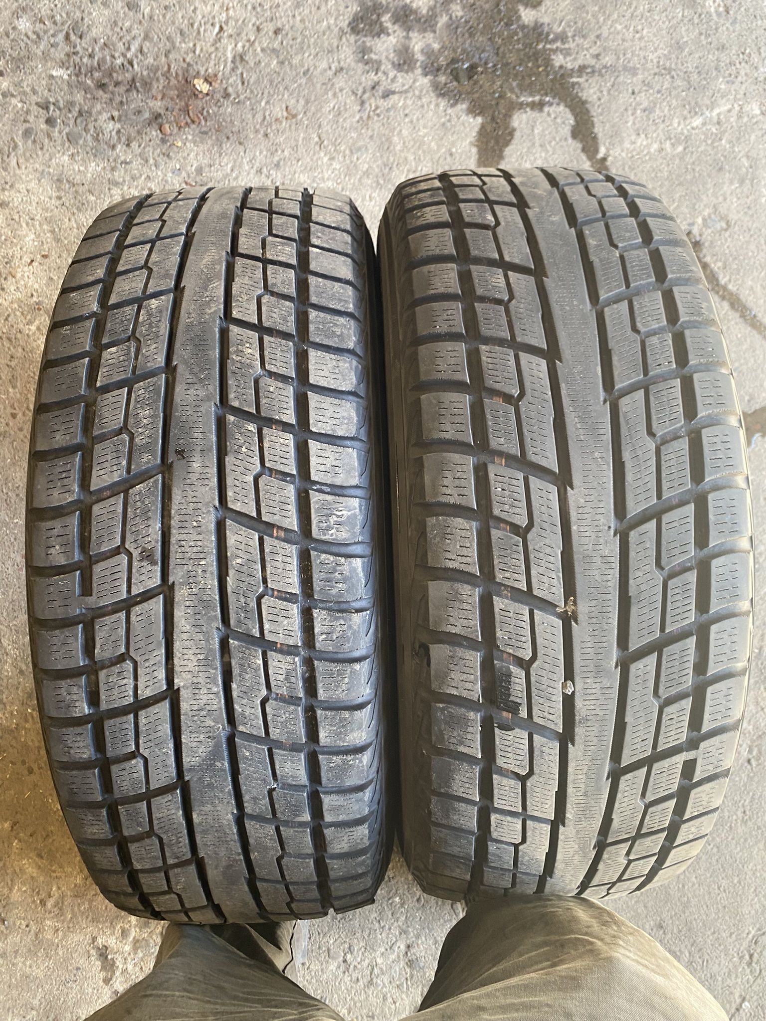 Pair Winter Tires 235 60 17