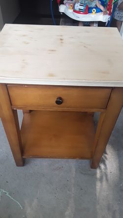 Pottery Barn shelf/ night stand table