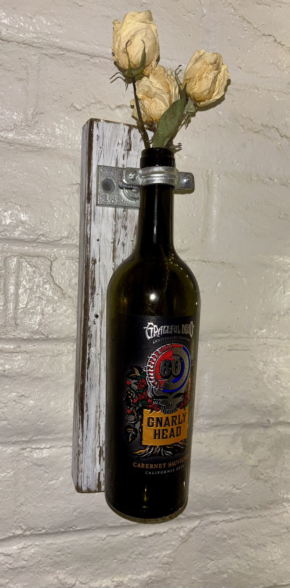 Hanging Wine Bottle Vase