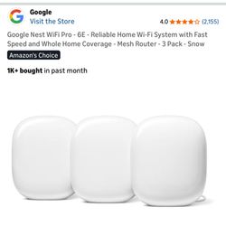 Google Nest WiFi Pro