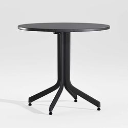 Crate & Barrel 31.5" Round Fliptop Outdoor Dining Table
