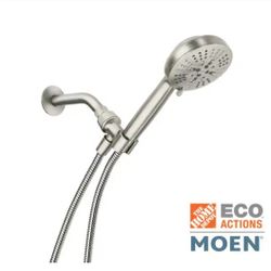MOEN
Hydro Energetix 8-Spray Wall Mount Handheld Shower Head 1.75 GPM in Chrome