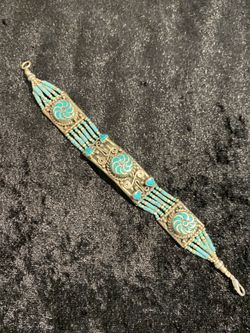 Handmade silver plated bracelet !! Great deal !! 18 cm length