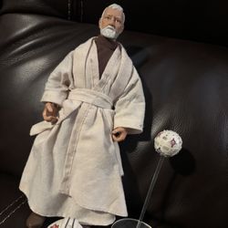 Custom Vintage Star Wars 12″ Ben Obi-Wan Kenobi Jedi Training box and inserts