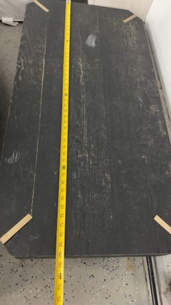 Black wood coffee table
