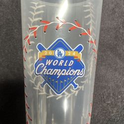 2024 Los Angeles Dodgers World Champions Plastic Souvenir Cup (7 L X 4 W) Whirley Drink Works