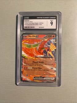 graded pokémon card ho-ho