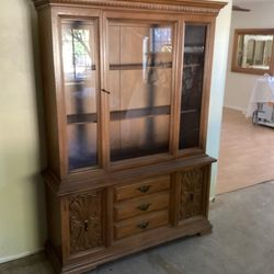 Oak China Cabinet