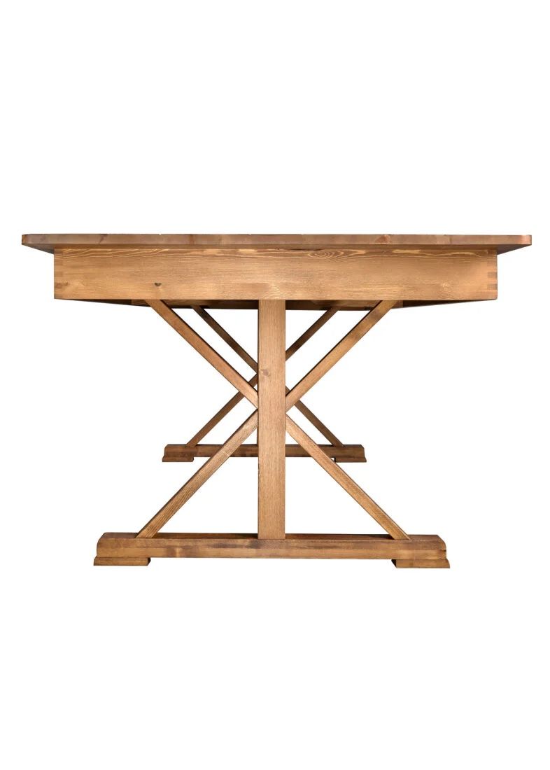 Brand New Solid Pine Folding Farm Table Still In Box - Never Used