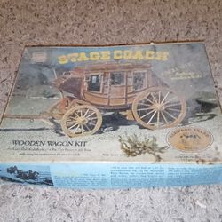 Vintage All Wood Stage Coach Kit 