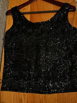 Vintage Women’s Beaded Top Size Small
