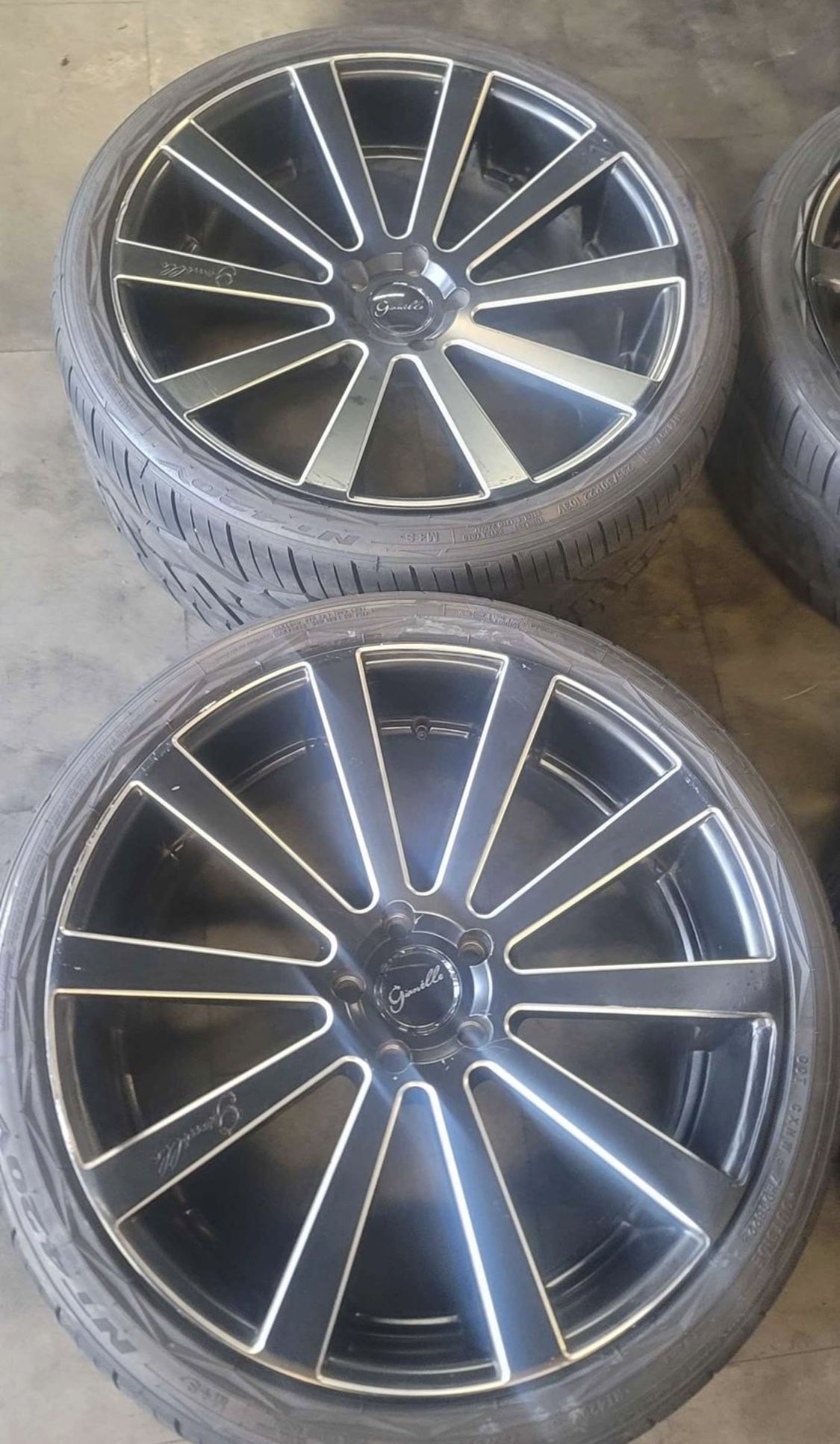 22" Gianelle staggered 5x120 wheels and tires for Sale in Edgewood, MD