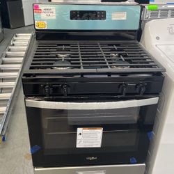 Whirlpool Gas Stove 4 Burners In Stainless Steel 