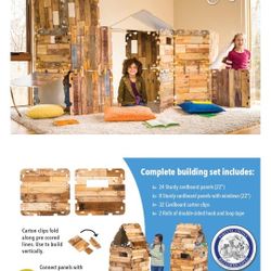 Hearthsong Indoor Fort Kit