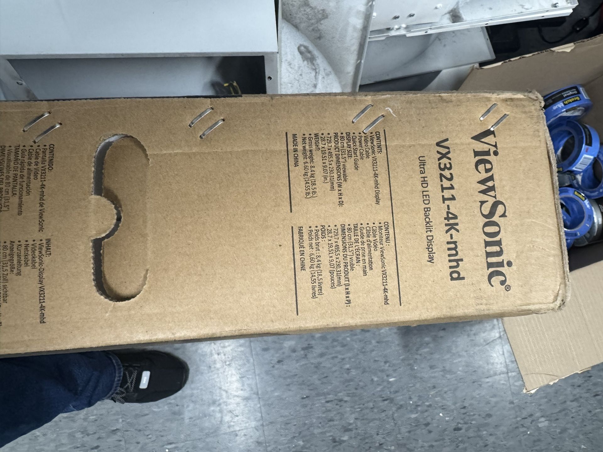 Viewsonic VX3211-4K-mhd - 32" 4K UHD Monitor