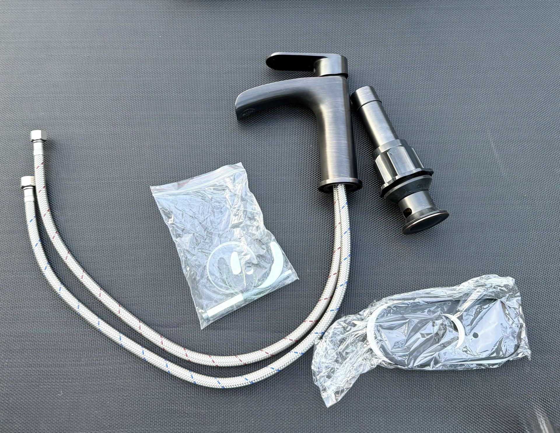 New Waterfall Bathroom Faucet Single Handle & Hole - With Attachments