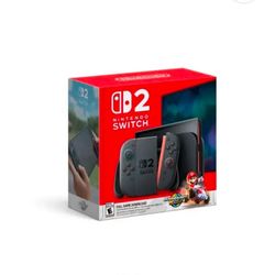 Nintendo Switch 2 Mario Kart World Bundle In Hand 