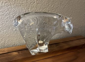 Scandinavian Vintage Glass Polar Bear