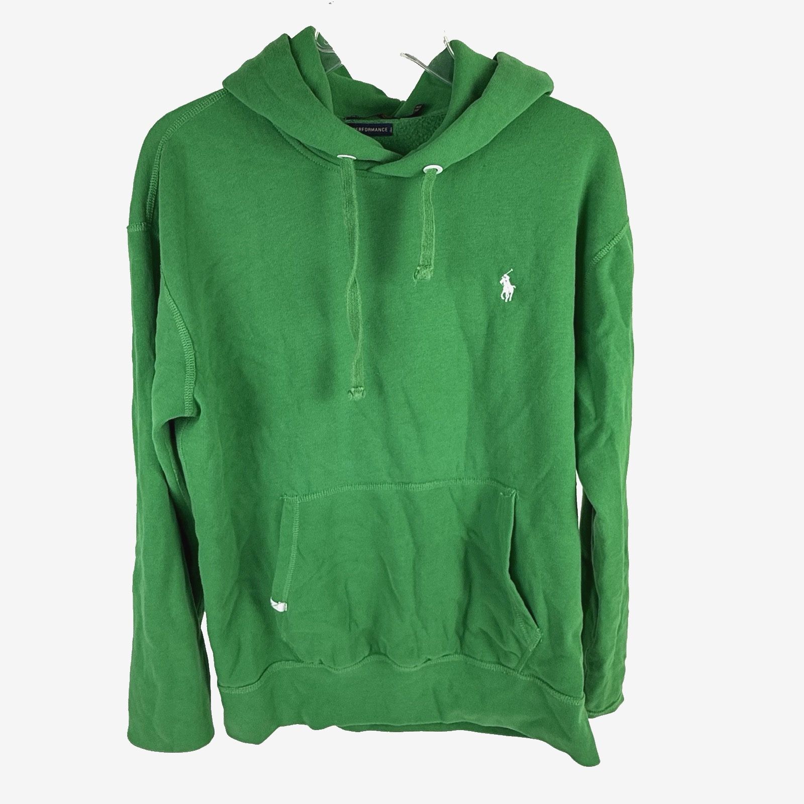 Polo Ralph Lauren Men's Performance Pullover Hoodie Sweatshirt Green Size M