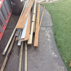 Miscellaneous Wood Pieces (treated And Untreated) 