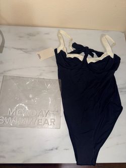Monday Swimwear One-Piece Swimsuit. Size M