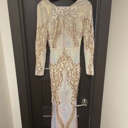 Champagne Evening Dress