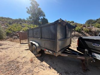 2017 stellar dump trailer 8x12x4