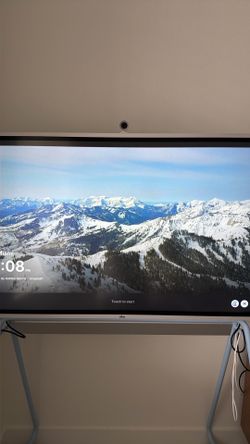 Vibe S1 55” 4K Smart Touchscreen Board + Rolling Stand – Like New