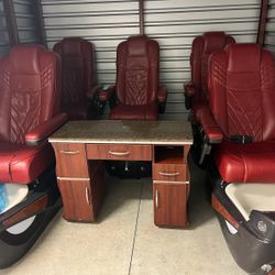 Manicure Table And Pedicure Chair 💅💅💅