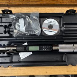 Snap On CTECH2FR100A 3/8" Drive Digital Flex Ratchet Torque Wrench 5-100ft Angle