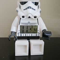 LEGO Star Wars Stormtrooper Minifigure Alarm Clock. 