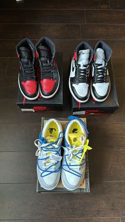 Off White Dunks, Breads And Black Toe